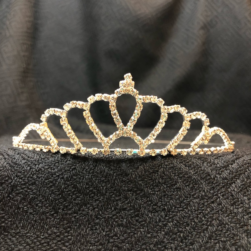 Silver tiara (8pc)